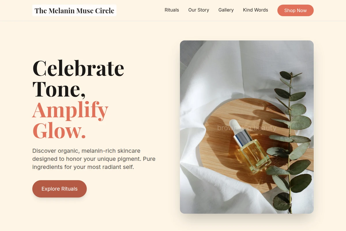 Organic Cosmetics Beauty Supply Store