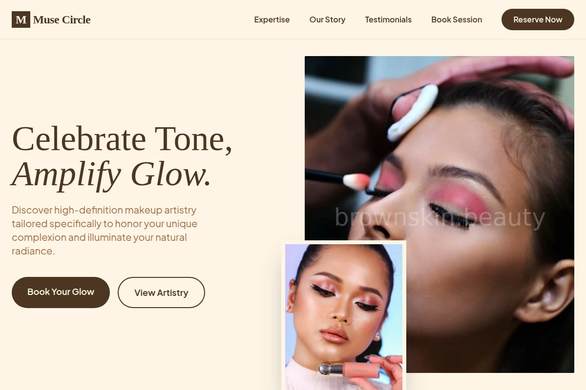 Warm Makeup Artist