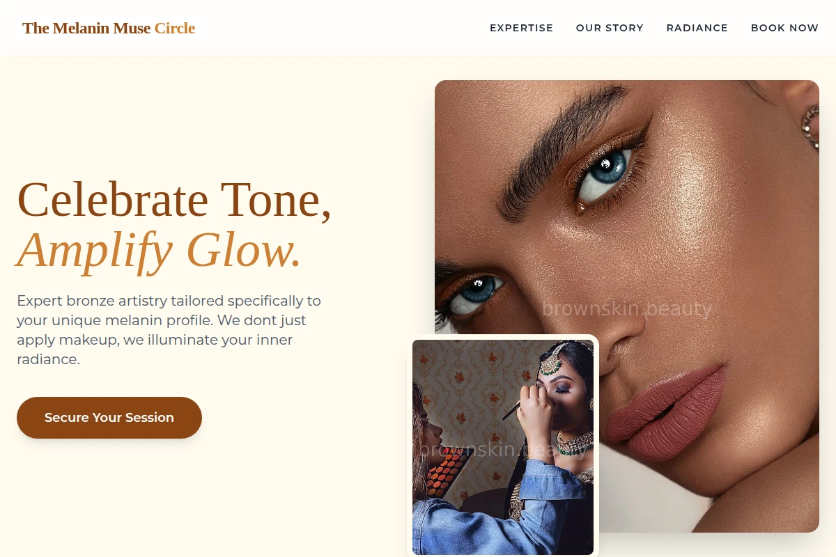 Bronze Makeup Artist